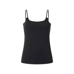 esmara® Damen-Spaghettiträgerhemden, 3 Stück, M, schwarz - B-Ware sehr gut
