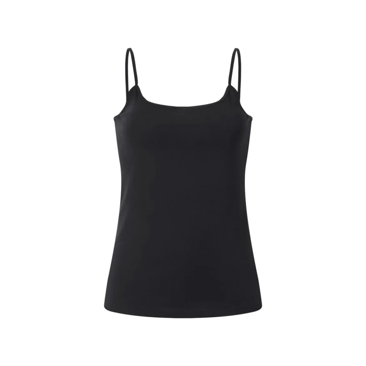 esmara® Damen-Spaghettiträgerhemden, 3 Stück, M, schwarz - B-Ware sehr gut