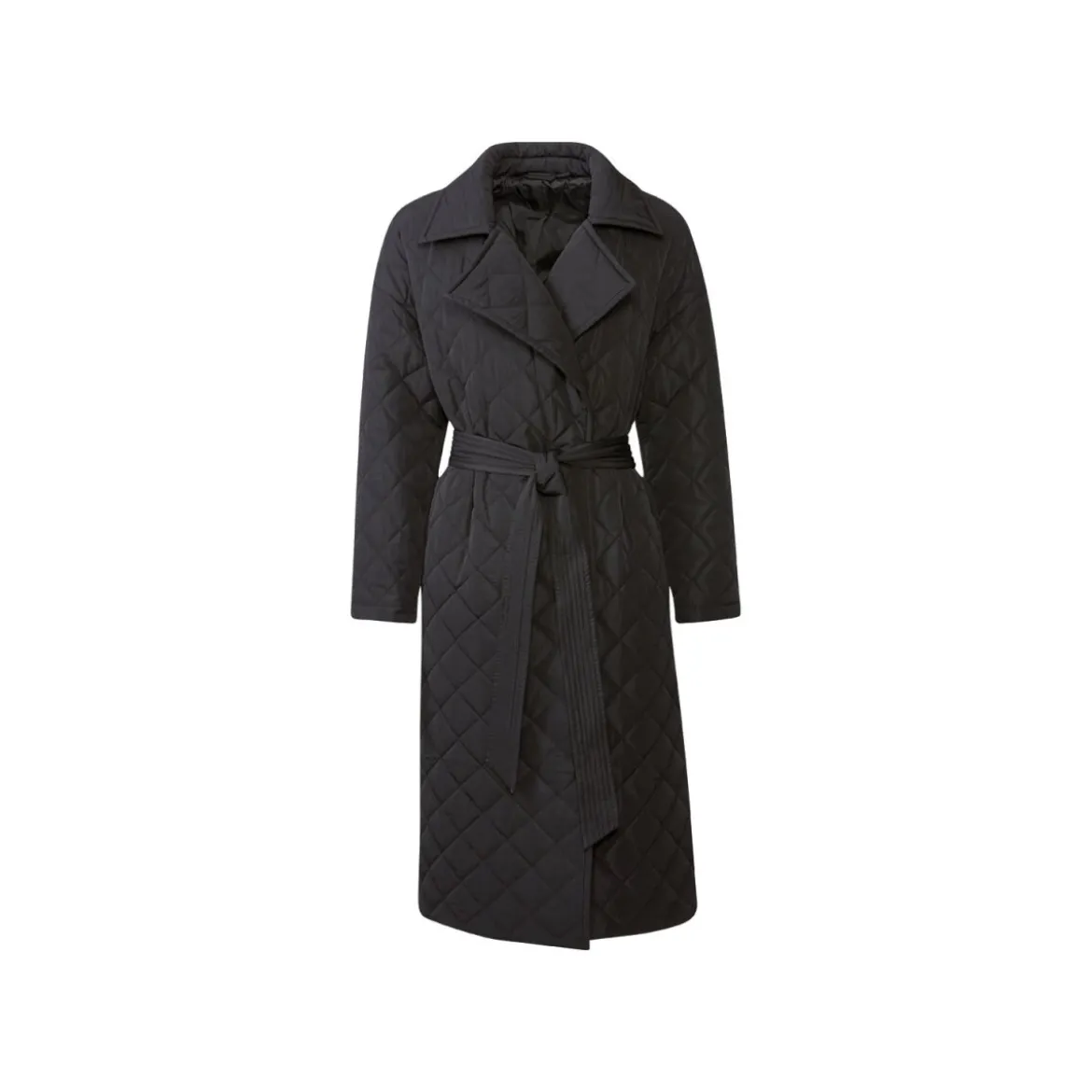 esmara® Damen Steppmantel mit Bindegürtel - B-Ware