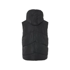 esmara® Damen Steppweste, Kapuze mit Kordelzug (Schwarz, S (36/38)) - B-Ware neuwertig