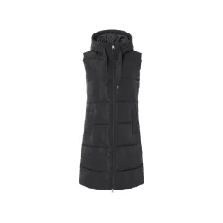 esmara® Damen Steppweste, wasserabweisendes Obermaterial (schwarz, XS(32/34)) - B-Ware neuwertig