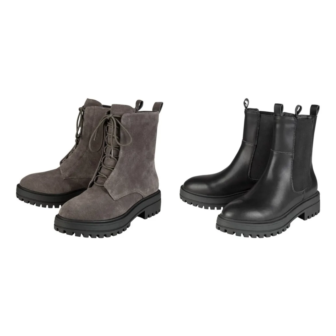 esmara® Damen Stiefeletten aus Leder - B-Ware