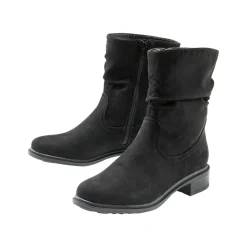 esmara® Damen Stiefeletten mit seitlichem Reißverschluss (schwarz, 36) - B-Ware neuwertig