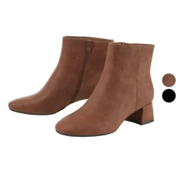 esmara® Damen Stiefeletten, mit seitlichen Reißverschlüssen - B-Ware