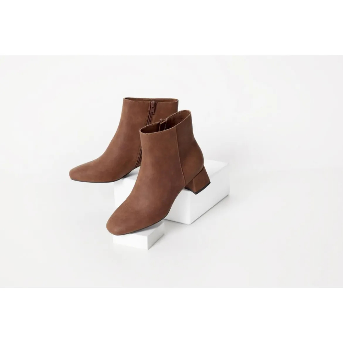 esmara® Damen Stiefeletten, mit seitlichen Reißverschlüssen - B-Ware