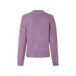 esmara® Damen-Strickcardigan, mit Bündchen an Ärmeln und Saum, L, lila - B-Ware neuwertig
