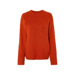 esmara® Damen Strickpullover, mit Wollanteil (Rot, S(36/38)) - B-Ware neuwertig