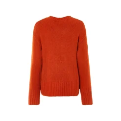 esmara® Damen Strickpullover, mit Wollanteil (Rot, S(36/38)) - B-Ware neuwertig