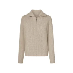 esmara® Damen Stricktroyer / Strickpullover, mit Wollanteil (Beige, L(44/46)) - B-Ware neuwertig