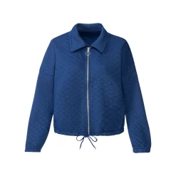 esmara® Damen Sweatjacke mit Bindeband am Saum - B-Ware