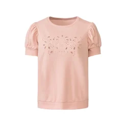 esmara® Damen Sweatshirt, mit modischer Lochstickerei - B-Ware