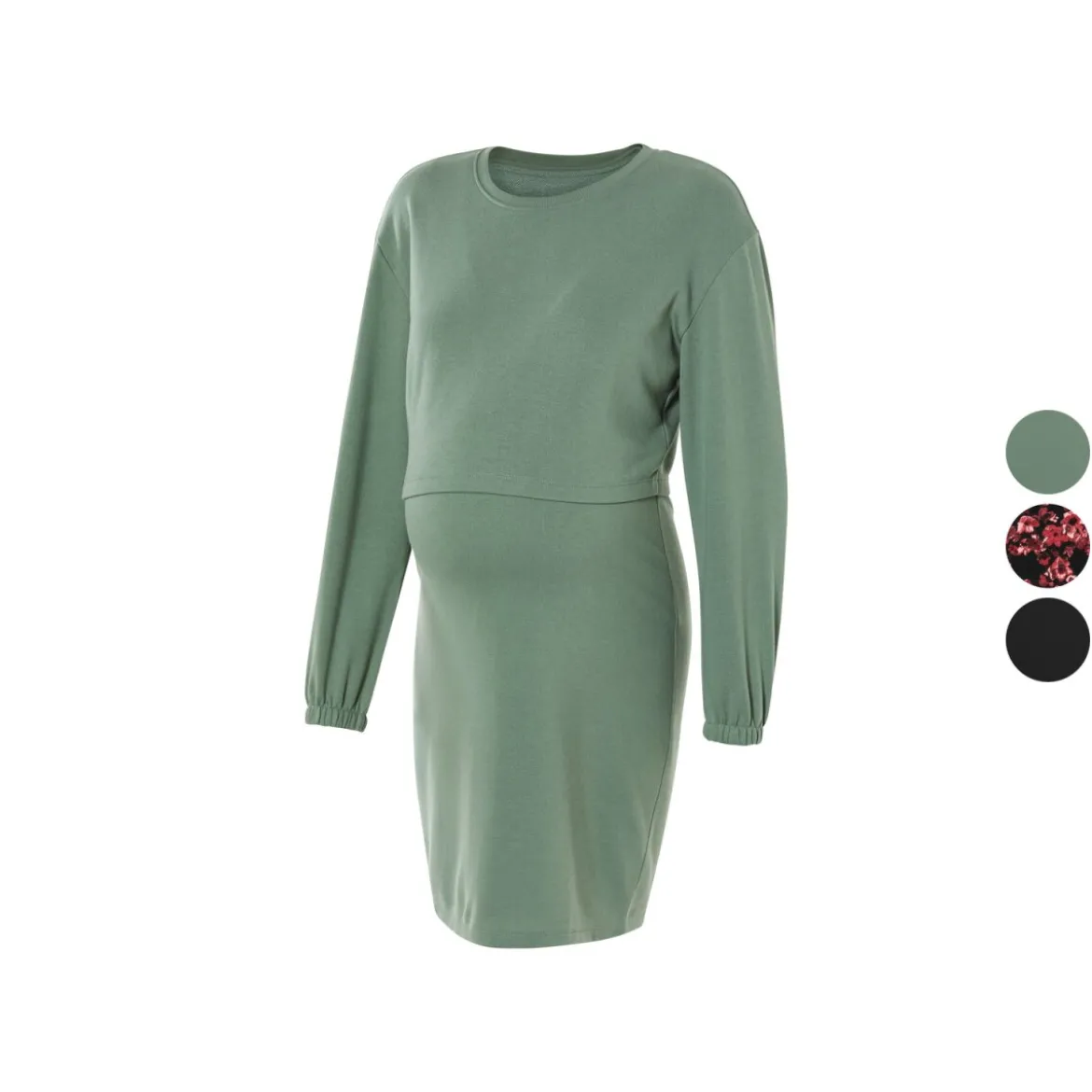 esmara® Damen Sweat-Umstandskleid mit passendem Oberteil - B-Ware