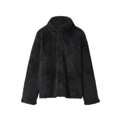 esmara® Damen Teddy-Fleecejacke / Fleecepullover (Schwarz, XS(32/34)) - B-Ware neuwertig