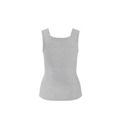 esmara® Damen-Tops, gerippt, 2 Stück, M, grün/grau - B-Ware neuwertig