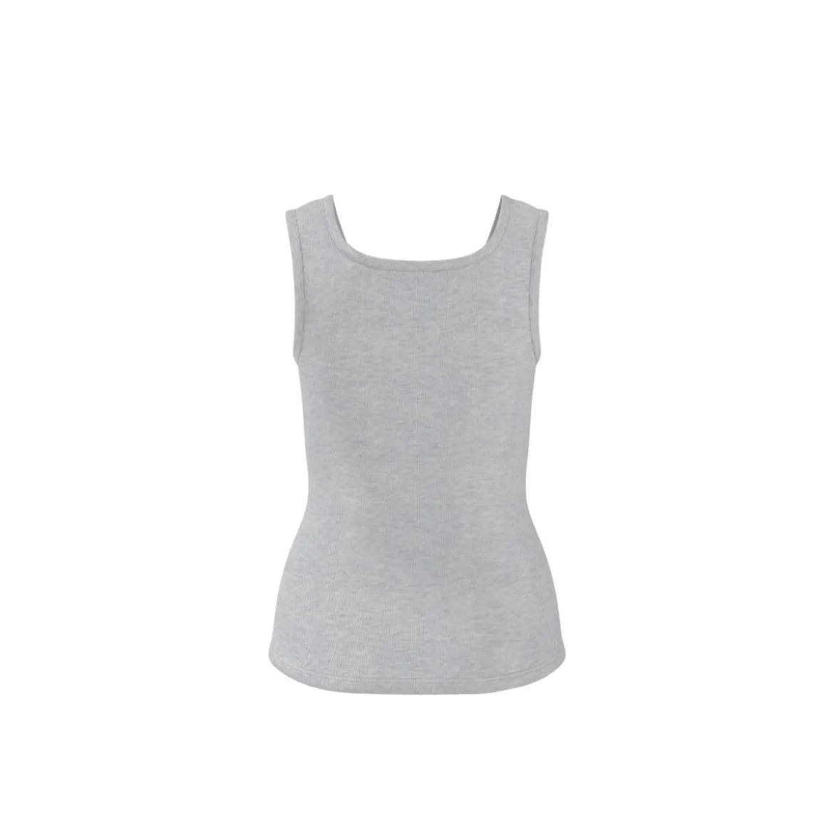 esmara® Damen-Tops, gerippt, 2 Stück, M, grün/grau - B-Ware neuwertig