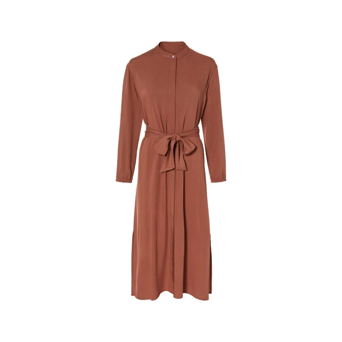esmara® Damen Tunikakleid mit Seitenschlitzen (terracotta, 34) - B-Ware neuwertig