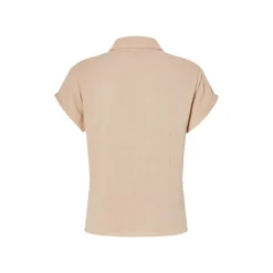 esmara® Damen Umstandsbluse, aus angenehm weichem Musselin (Beige, S(36/38)) - B-Ware neuwertig
