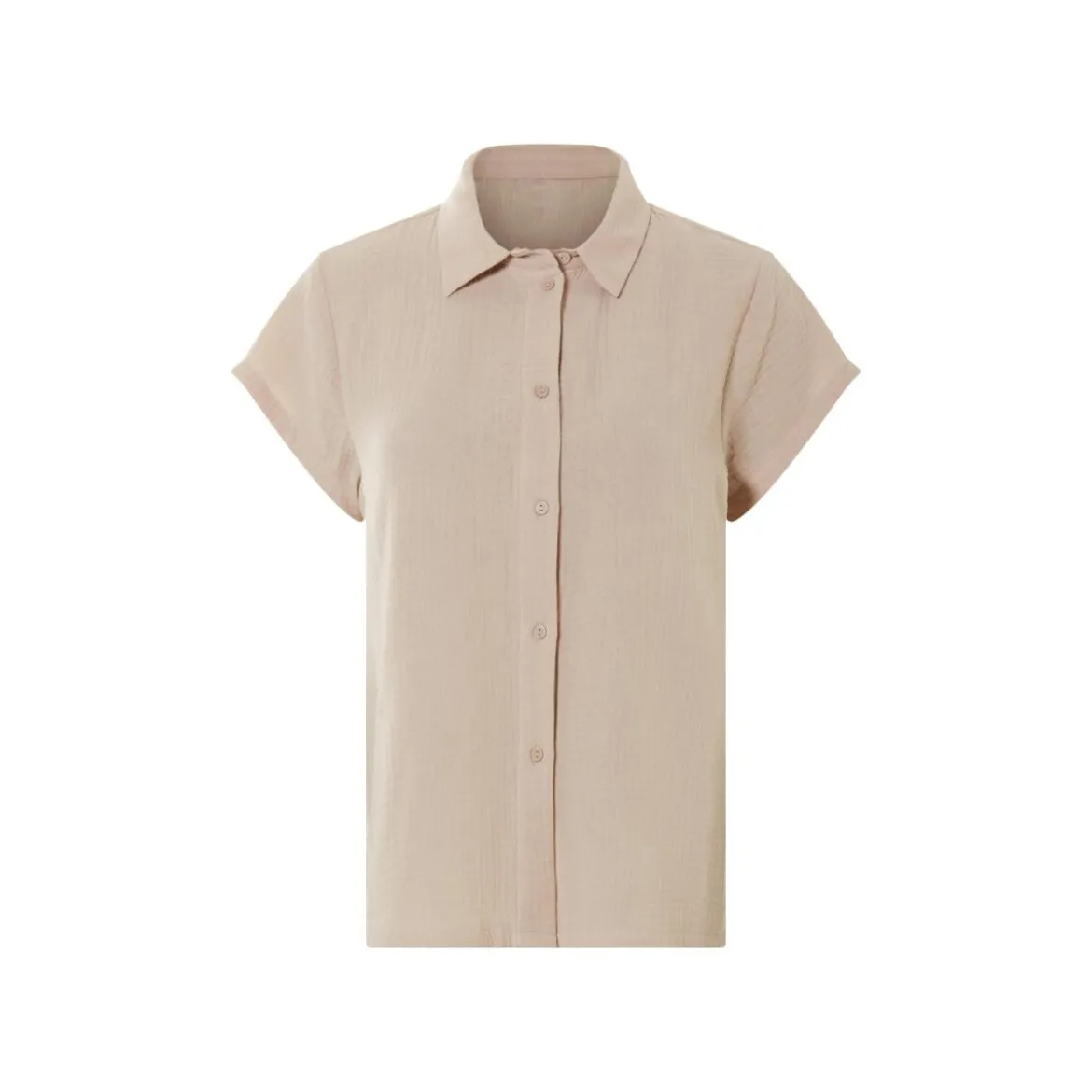 esmara® Damen Umstandsbluse, aus angenehm weichem Musselin (Beige, S(36/38)) - B-Ware neuwertig