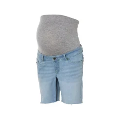 esmara® Damen Umstands-Jeansshorts mit hohem Baumwollanteil (hellblau, 34) - B-Ware neuwertig