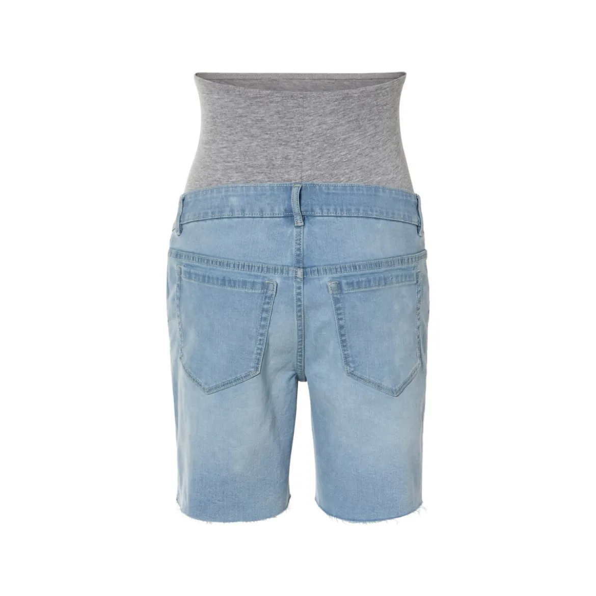 esmara® Damen Umstands-Jeansshorts mit hohem Baumwollanteil (hellblau, 34) - B-Ware neuwertig