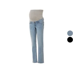 esmara® Damen Umstandsjeans, Straight Fit, hoher Baumwollanteil - B-Ware