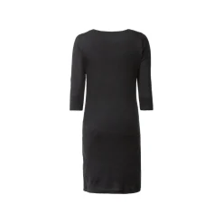 esmara® Damen Umstandskleid mit 3/4-Ärmeln, leger geschnitten (schwarz, S (36/38)) - B-Ware neuwertig