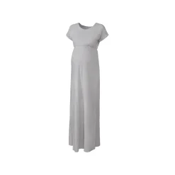 esmara Damen Umstands-Maxikleid, mit Gummizug in der Taille - B-Ware