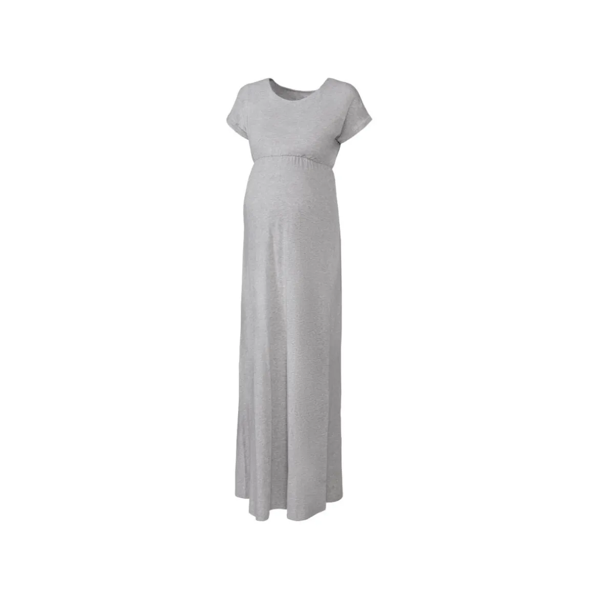 esmara Damen Umstands-Maxikleid, mit Gummizug in der Taille - B-Ware