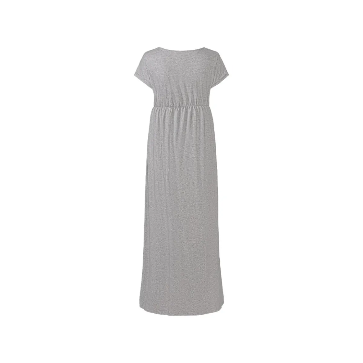 esmara Damen Umstands-Maxikleid, mit Gummizug in der Taille - B-Ware