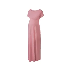 esmara Damen Umstands-Maxikleid, mit Gummizug in der Taille - B-Ware