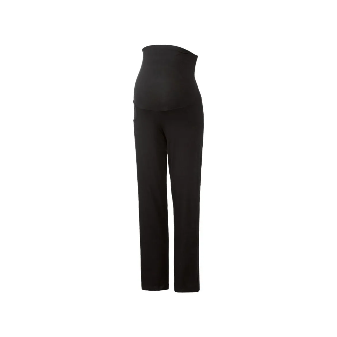 esmara® Damen Umstands-Relaxhose mit elastischem Bauchband (schwarz, XS (32/34)) - B-Ware neuwertig