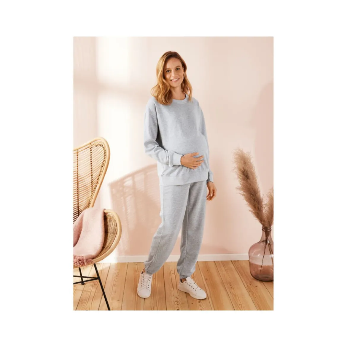 esmara® Damen Umstands-Sweathose, angeraute Innenseite - B-Ware