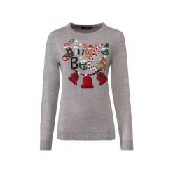 esmara® Damen Weihnachts-Pullover (grau, XS (32/34)) - B-Ware sonstiges