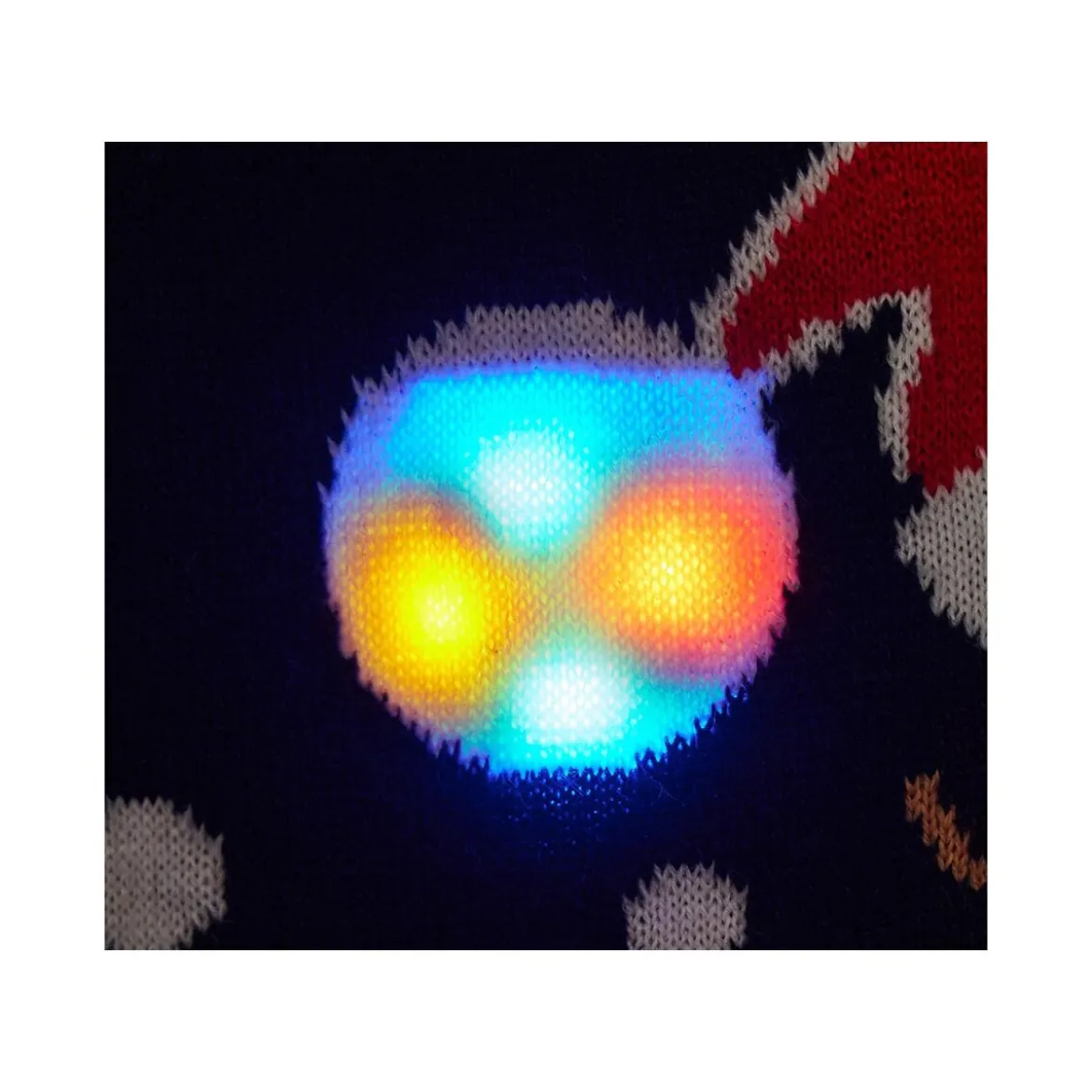 esmara® Damen Weihnachtspullover mit LED-Effekt / Weihnachtspullover mit Musik / Weihnachtspullover - B-Ware