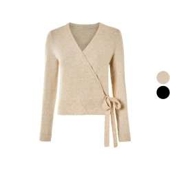 esmara® Damen Wickelcardigan, mit Wollanteil - B-Ware