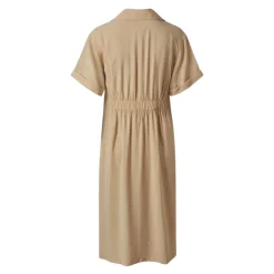 esmara® Damen Wickelkleid, 40, beige - B-Ware sehr gut
