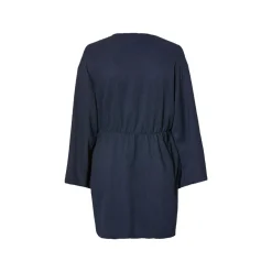 esmara® Damen Wickelkleid mit modischer Crinklestruktur - B-Ware