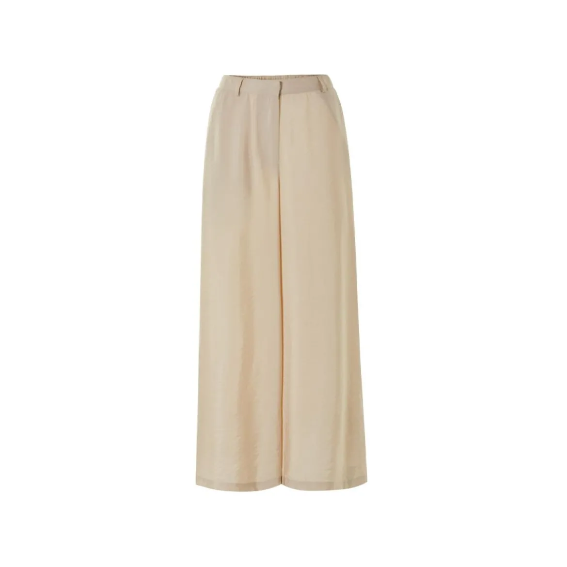 esmara® Damen Wide-Leg-Hose, aus eleganter Twill-Qualität - B-Ware