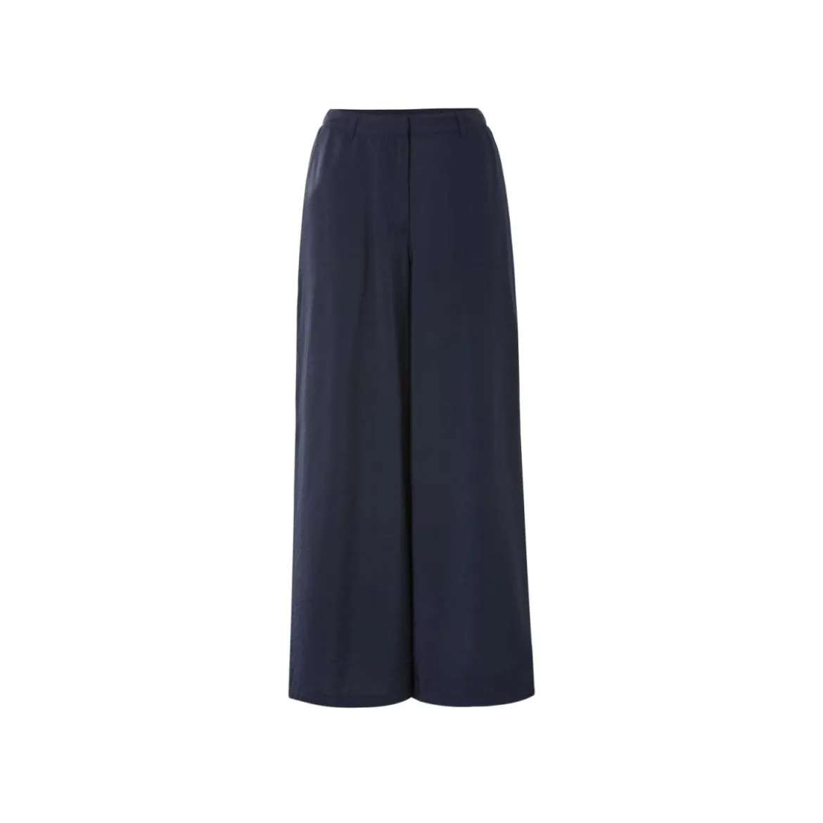 esmara® Damen Wide-Leg-Hose, aus eleganter Twill-Qualität - B-Ware