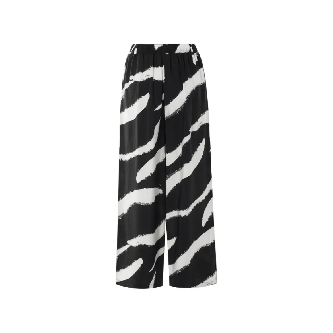 esmara® Damen Wide-Leg-Hose, aus eleganter Twill-Qualität - B-Ware