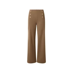esmara® Damen-Wide-Leg-Hose, 38, beige - B-Ware neuwertig
