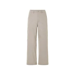 esmara® Damen Wide-Leg-Hose mit hoher Leibhöhe (Beige, 34) - B-Ware neuwertig