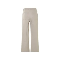 esmara® Damen Wide-Leg-Hose mit hoher Leibhöhe (Beige, 34) - B-Ware neuwertig