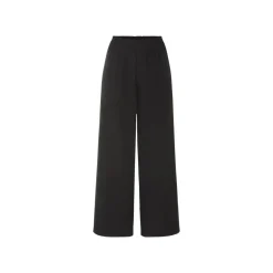 esmara® Damen Wide-Leg-Hose, normale Leibhöhe (Schwarz, S(36/38)) - B-Ware neuwertig
