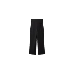 esmara® Flanellhose für Damen, weites Bein, 44, schwarz - B-Ware neuwertig