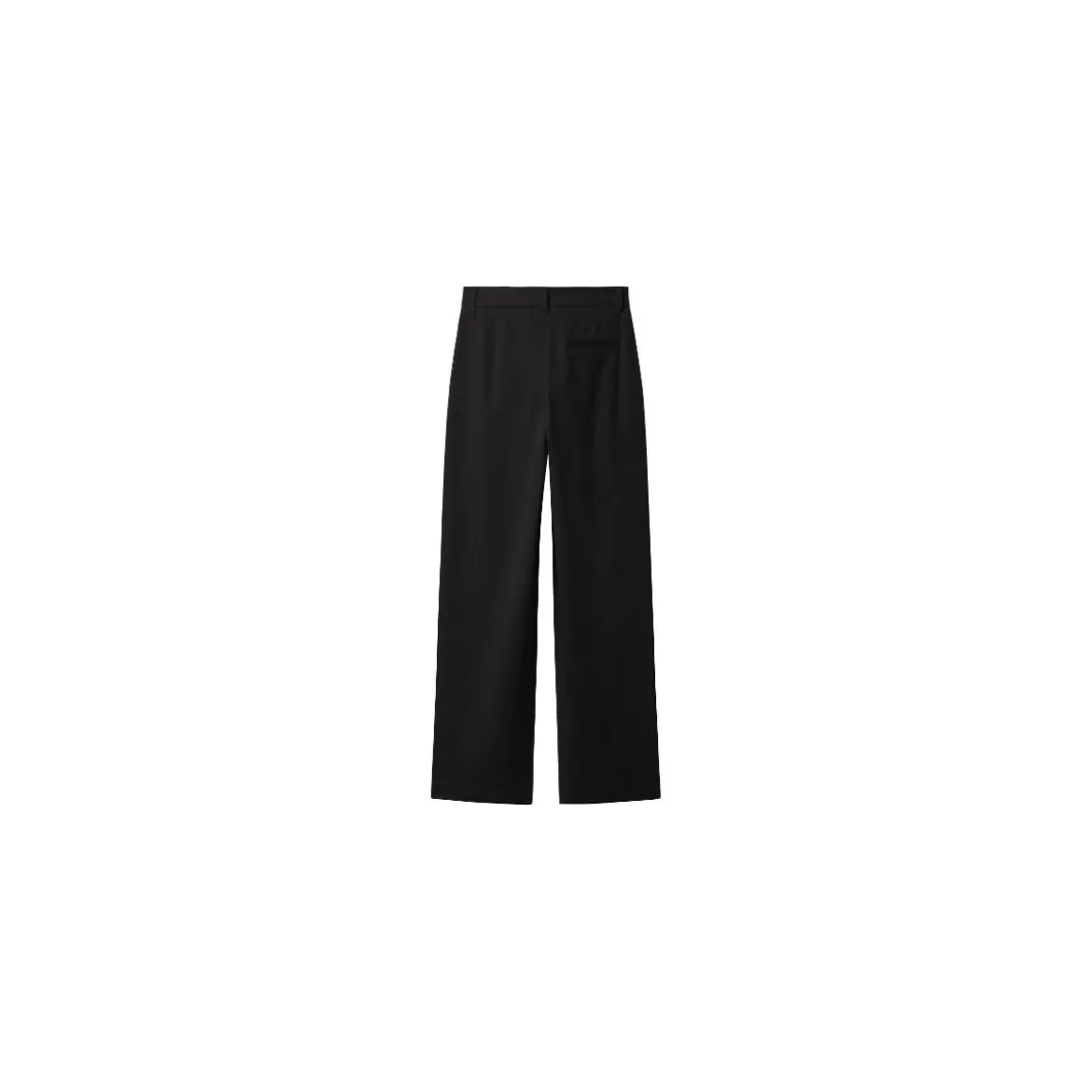 esmara® Flanellhose für Damen, weites Bein, 44, schwarz - B-Ware neuwertig