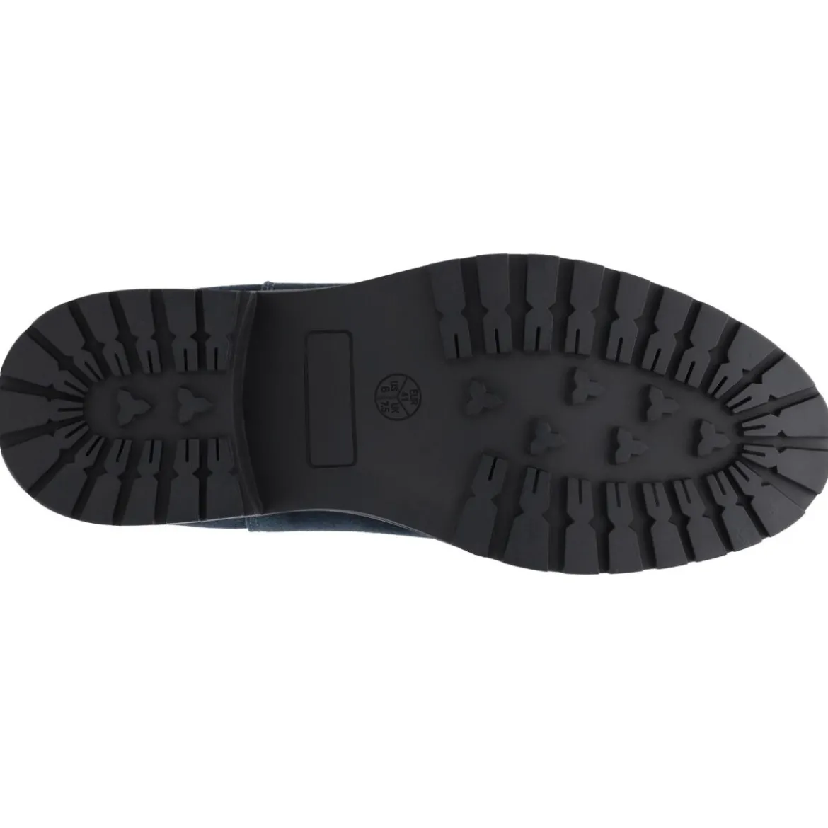 esmara® Herren Lederstiefeletten, 43, marineblau - B-Ware neuwertig