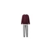 esmara® Herren-Pyjama-Set, L 52/54, rot/grau - B-Ware neuwertig