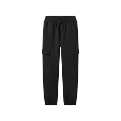 esmara® KIDS Kinder-Cargo-Sweathose, 146/152, schwarz - B-Ware neuwertig