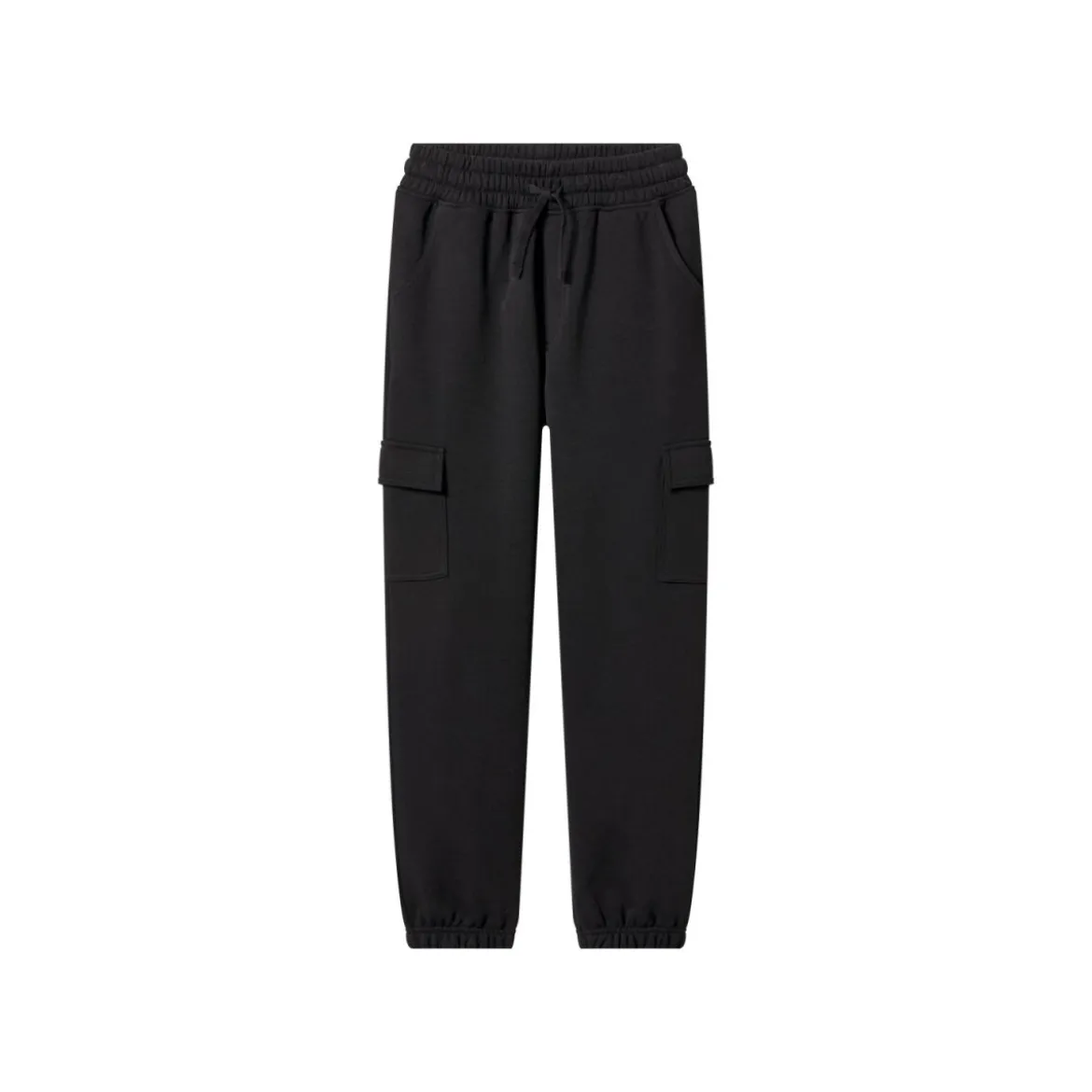 esmara® KIDS Kinder-Cargo-Sweathose, 146/152, schwarz - B-Ware neuwertig